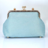 Cream Beige Gold Embroidered Rose Floral Wedding Bag, Statement Bag, Evening Clutch, Wedding Clutch, Bridal Clutch, White Cross Body Bag