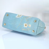 Cream Beige Gold Embroidered Rose Floral Wedding Bag, Statement Bag, Evening Clutch, Wedding Clutch, Bridal Clutch, White Cross Body Bag