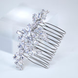 Swarovski Dainty Leaves Comb, Blooming Leaves Bridal Hair Comb, Bridal Hair Accessories, Wedding Hair Accessory, Bridal Hair Comb.