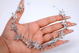 Rhinestones Floral Vine Starlite Garland Hair Vine Headband, Bridal Hair Vine, Rhinestone Headband, Delicate Headband, Hair accessories.