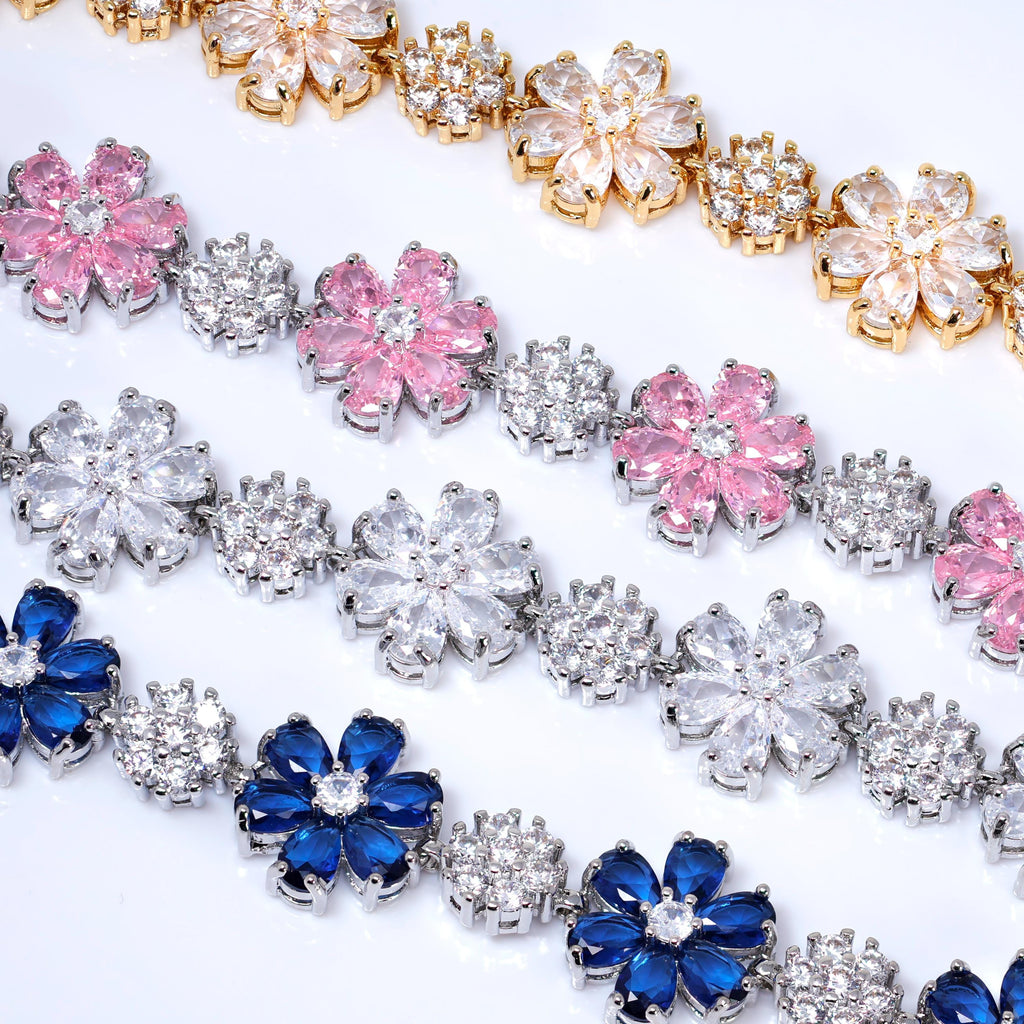 CZ Garden of Light Upon the Wrist Bracelet , Diamond Bracelet, Bracelet Femme, Wedding Bracelet, Bridesmaid Gift, Bride Bracelet.