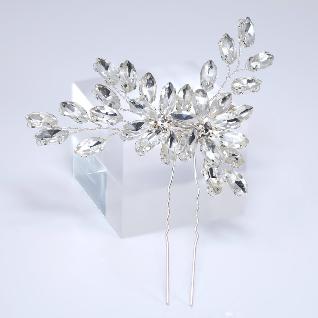 Swarovski Crystal Ethereal Radiance Hair Pin , Swarovski Hair pin, Bridal Hair Accessories, Gift For Her