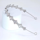 Swarovski Crystals Crown of Eternity Headband, Hair Vine Headband, Bridal Hair, Rhinestone Delicate Headband.