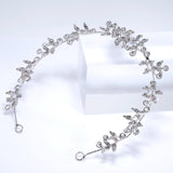 Rhinestones Floral Vine Starlite Garland Hair Vine Headband, Bridal Hair Vine, Rhinestone Headband, Delicate Headband, Hair accessories.