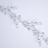 CZ Floral Diamond Kissed Branches Hair Vine Headband, Bridal Hair Vine, Rhinestone Headband, Delicate Headband, Hair accessories.