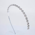 Swarovski Crystals Glimmer Grace Headband, Hair Vine Headband, Bridal Hair, Rhinestone Delicate Headband.