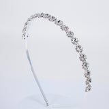 Swarovski Crystals Glimmer Grace Headband, Hair Vine Headband, Bridal Hair, Rhinestone Delicate Headband.