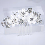 Gilded Petals And Silent Vows Bridal Hair Comb, Bridal Hair Piece, Bridal Hair Accessories, Wedding Hair Accessory.