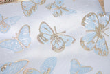 Shimmering Gold Butterflies In The Sky Bridal Wedding Bag, Statement Evening Wedding Clutch, Cross Body Bag