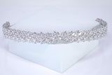 CZ Elysian Vine Bridal Headband , Hair Vine Headband, Bridal Hair Vine, Delicate Headband, Hair accessories.