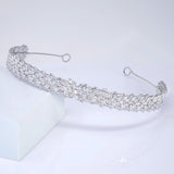 CZ Elysian Vine Bridal Headband , Hair Vine Headband, Bridal Hair Vine, Delicate Headband, Hair accessories.