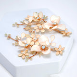 Mesmerizing Fairy Floral Dream Earrings : Faux Pearl And Acrylic Floral Bridal Jewelry