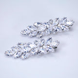 Set Of 2 Luxe Leaves Bridal Hair Clip, Bridesmaid Gift, Wedding Hair Accessory.