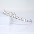 A Crown For the Moon Pearl Tiara , Bridal Crown, Crystal Wedding, Crystal Wedding Crown, Tiara Bride