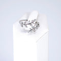CZ Wisteria Embrace Vine Leaves Ring, Statement Ring, Engagement Ring, Promise Ring For a Friend, Friendship ring.