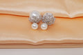 925 Sterling Silver, Crystal/Imitation Pearl Earrings, Bridal Earrings, Statement Earrings