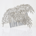 Crystals Feather Bridal Hair piece, Bridal Hair Accessories, Wedding Hair Accessory, Bridal Hair Comb. Active Restock requests: 0 - TheMillenniumBride