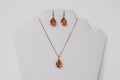 Cubic Zirconia Diamond/ Crystal Drop set, Long Bridal Jewelry, Bridal Earrings And Necklace, Crystal Bridal Earrings, Statement Earrings Cz
