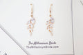 Cubic Zirconia Diamond/ Crystal Leaves, Long Bridal Jewelry, Bridal Earrings And Necklace, Crystal Bridal Earrings, Statement Earrings Cz