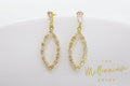 Cubic Zirconia Diamond Leaf Drop Earrings, Long Bridal Jewelry, Bridal Earrings, Crystal Bridal Earrings, Statement Earrings Cz