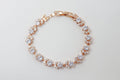 Cubic Zirconia Drop Bracelet , Diamond Bracelet, Bracelet Femme, Wedding Bracelet, Bridesmaid Gift, Bride Bracelet, Bridal Bracelet.