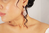 Cubic Zirconia Lovers Chandelier Diamond Drop Crystal, Diamond Earrings, Long Bridal Jewelry, Crystal Bridal Earrings, Statement Earrings