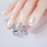 CZ Fall In Love Proposal Ring, Statement Ring, Engagement Ring.