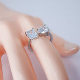 CZ Teardrop In The Ocean Proposal Ring, Statement Ring, Engagement Ring.