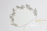 Dainty Rhinestones Crystal Vine Leaves Headband, Bridal Hair Vine, Delicate Headband, Hair accessories.