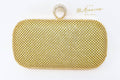 Gold Crystal Wedding Clutch, Statement Bag, Evening Clutch, Wedding Clutch, Bridal Bag, White Cross Body Bag