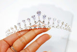 Diamond Wedding Tiara, Bridal Tiara, Crystal Wedding Tiara, Swarovski Tiara, Crystal Wedding Crown, Silver Tiara.