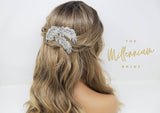 Crystals Feather Bridal Hair piece, Bridal Hair Accessories, Wedding Hair Accessory, Bridal Hair Comb. Active Restock requests: 0
