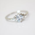 CZ Dainty Proposal Ring, Statement Ring, Engagement Ring, Two Ring Set, Promise Ring For a Friend, Friendship ring.