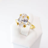 CZ Brightest beginning Proposal Ring, Statement Ring, Engagement Ring, Two Ring Set, Promise Ring For a Friend, Friendship ring