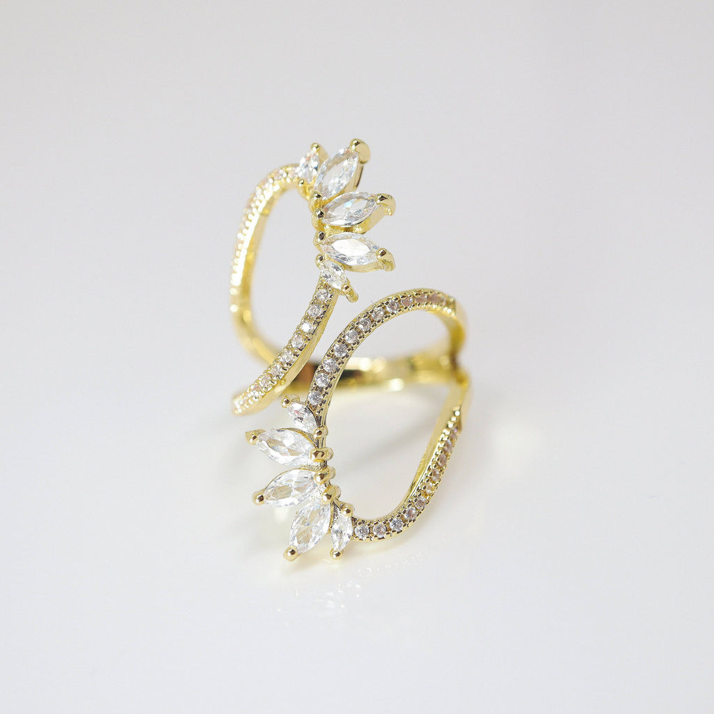 CZ  Wild Infinite Love Statement Ring, Engagement Ring, Promise Ring For a Friend, Friendship ring.
