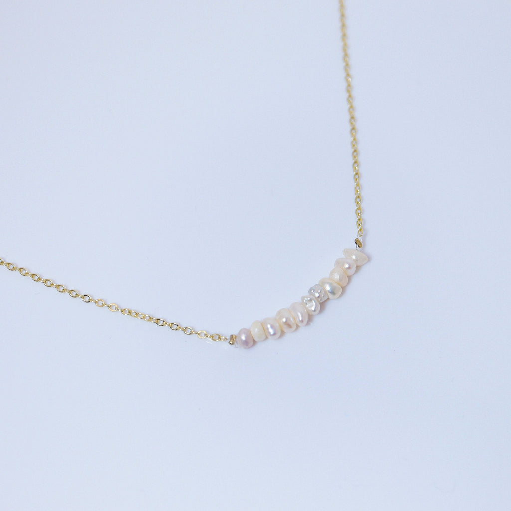 Natural Freshwater Pearls Bridesmaid Jewelry, Pearl Bridesmaid Earrings And Necklace, Crystal Earrings, Maid Of Honor Gift