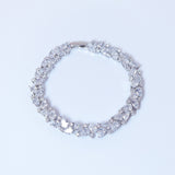 CZ Droplets Bracelet , Diamond Bracelet, Bracelet Femme, Wedding Bracelet, Bridesmaid Gift, Bride Bracelet, Bridal Bracelet.