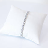 Cubic Zirconia Diamond Crystal Bracelet, Diamond Bracelet, Bridal Jewelry, Bridesmaid Gift, Statement Bracelet.