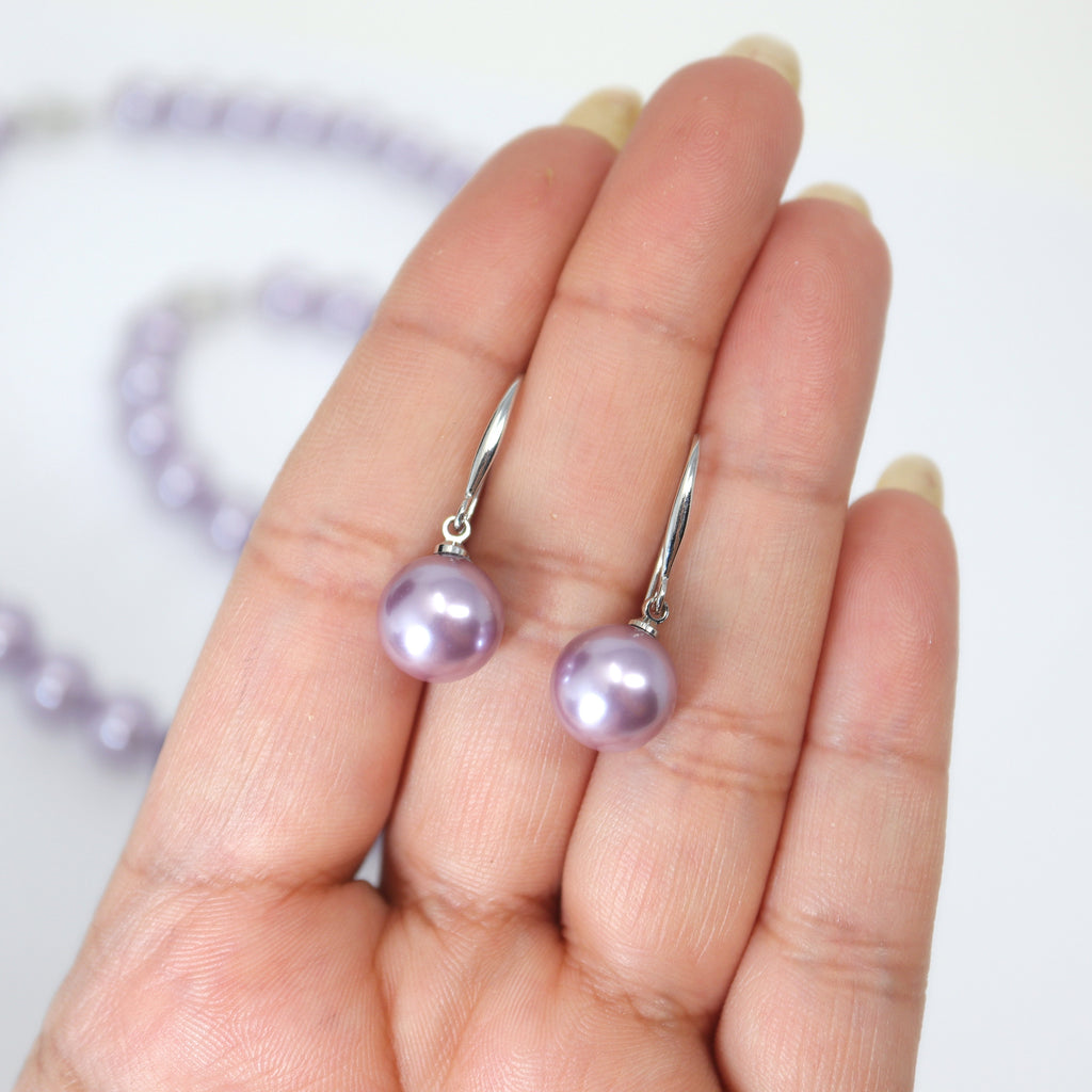 Versatile Tulip Shape Imitation Pearl Necklace & Earrings Set main image 1
