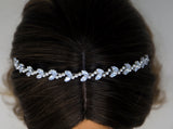 Elegant Blooming Vine Leaves And Pearl Headband, Bridal Hair Vine, Delicate Headband, Hair Accessories.
