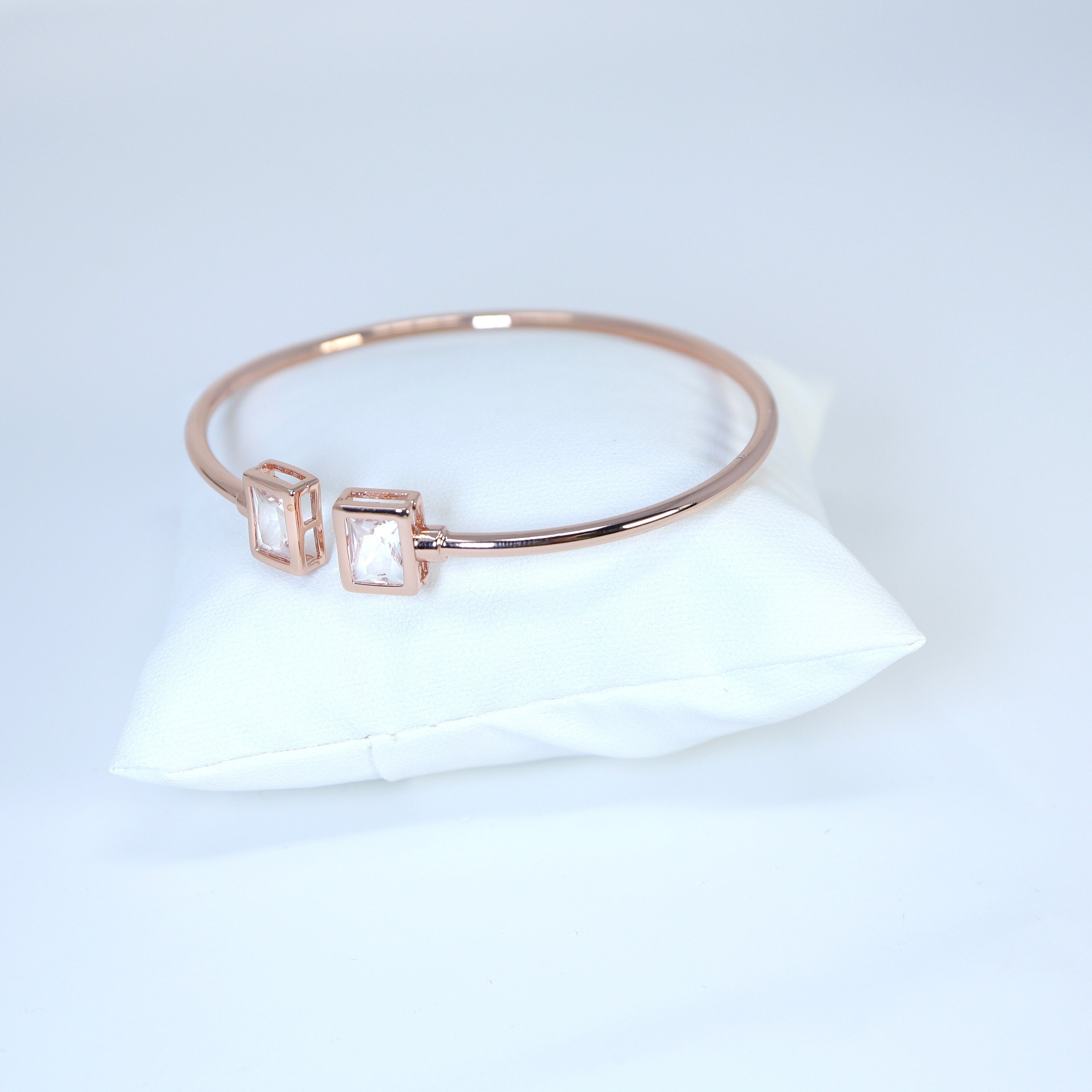 Cz Dainty Bangle Bracelet, Bridesmaid Proposal, Bridesmaid Bracelet, Bridesmaid Gift Box, Will You Be My Bridesmaid, Tie the Knot