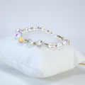 Swarovski AB Crystal Droplet Bracelet, Diamond Bracelet, Bridal Jewelry, Bridesmaid Gift, Statement Bracelet.