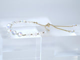 Swarovski AB Crystal Droplet Bracelet, Diamond Bracelet, Bridal Jewelry, Bridesmaid Gift, Statement Bracelet.