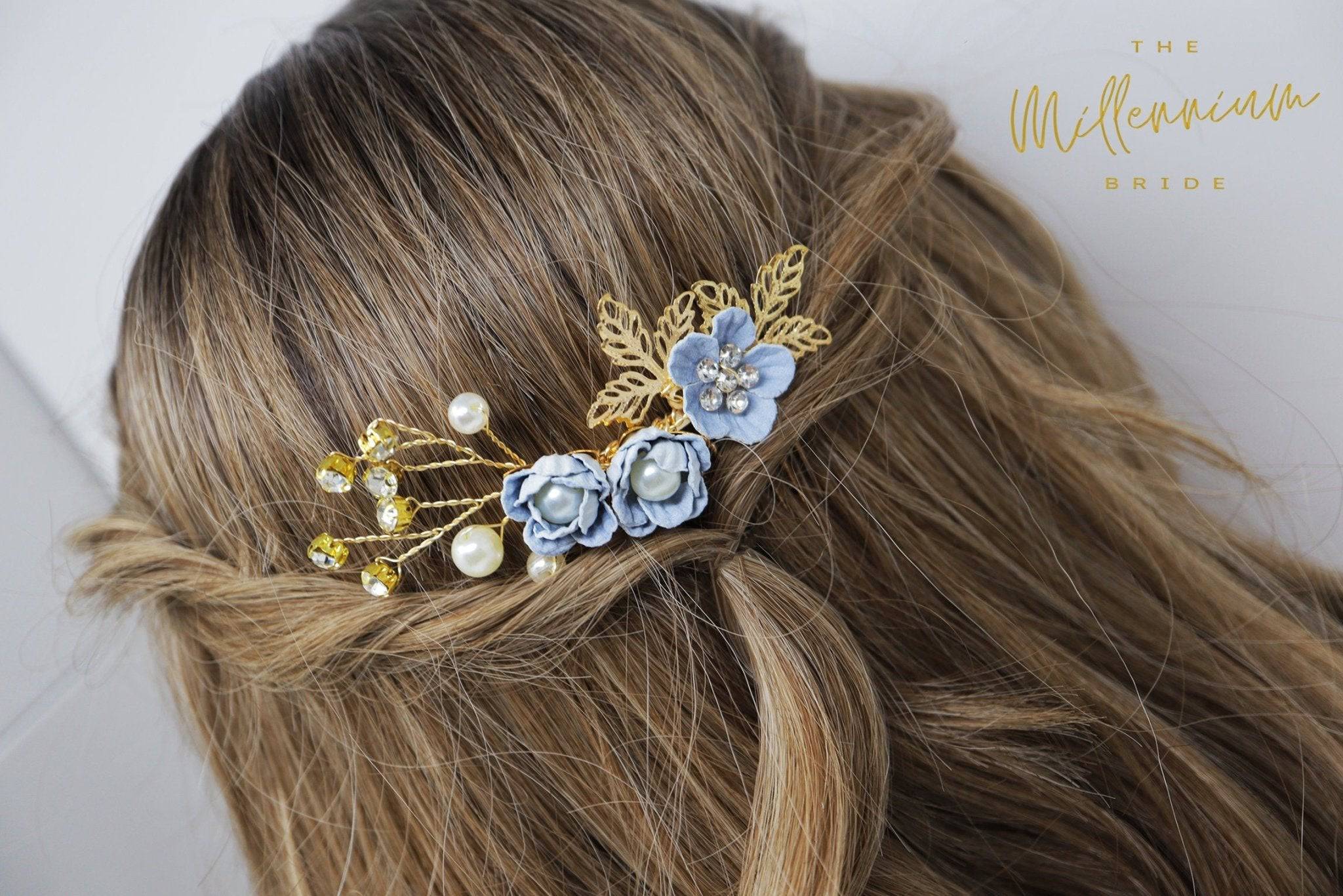 Bridal Wedding Flower Crystal Pearl Hair Vines Headband Hair Accessories. Bridal  Hair Clip Headpiece - China Hair Comb and Headpiece price |  Made-in-China.com